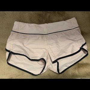 Lululemon light pink shorts